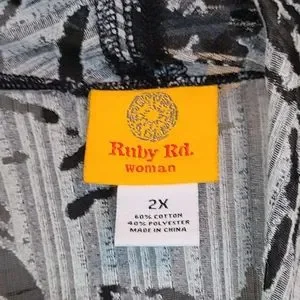 Ruby Rd. | Jackets & Coats | Ruby Road Womans Light Weight Floral Cover ...